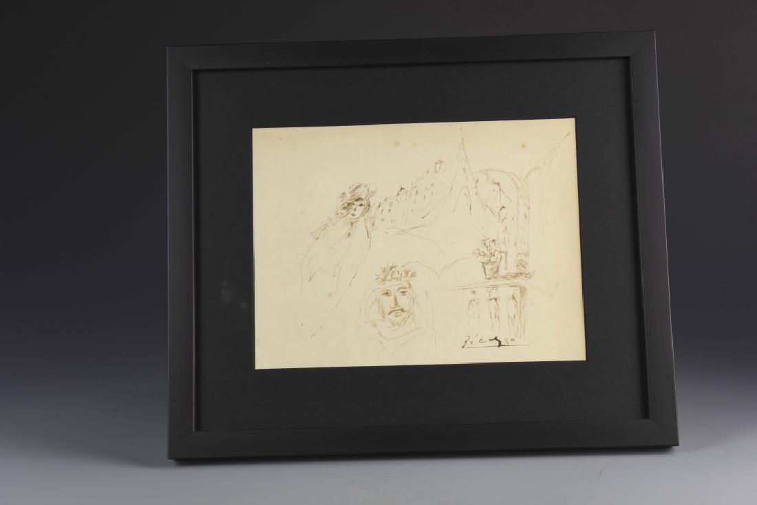 Ink on Paper, Signed Picasso (1 of 3)