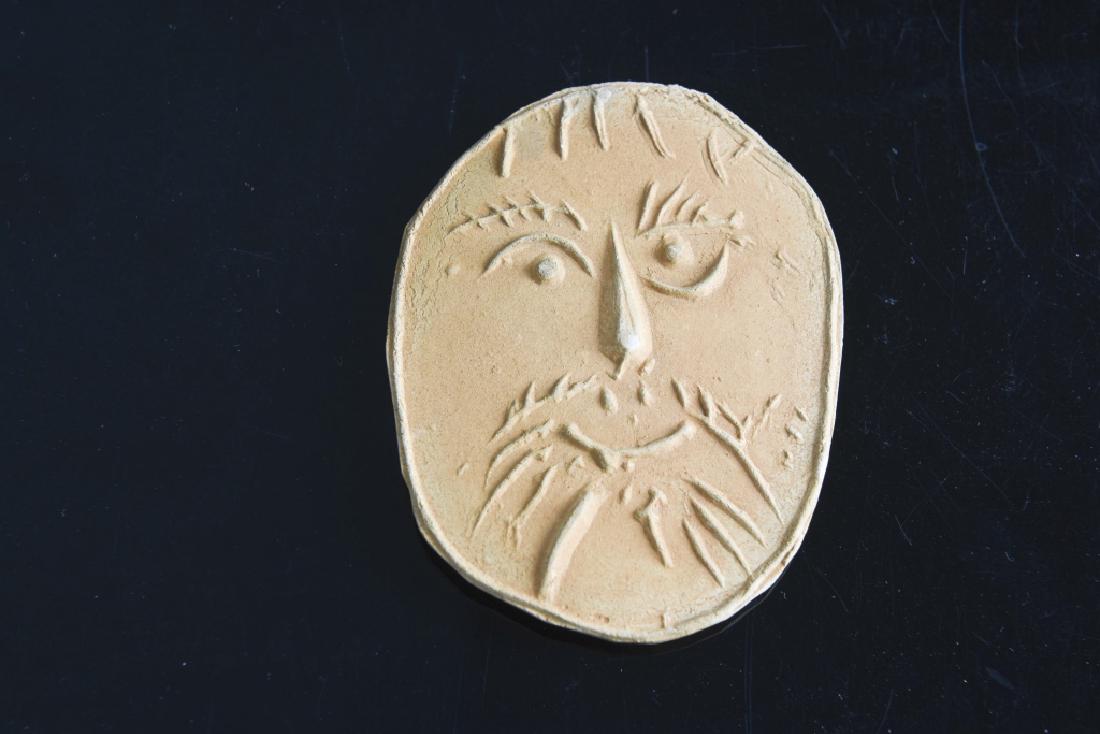 Ceramic Plaque of a Face (1 of 2)