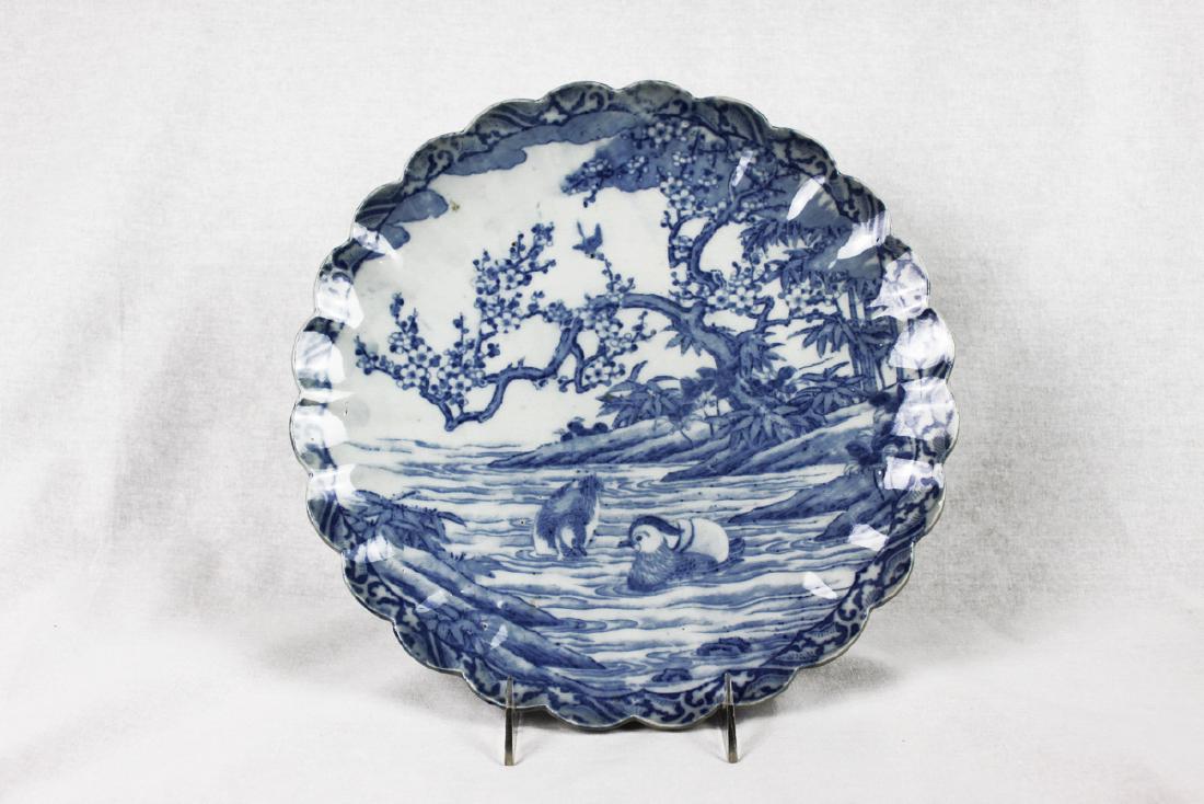 Chinese light Blue&White Porcelain plate (1 of 9)