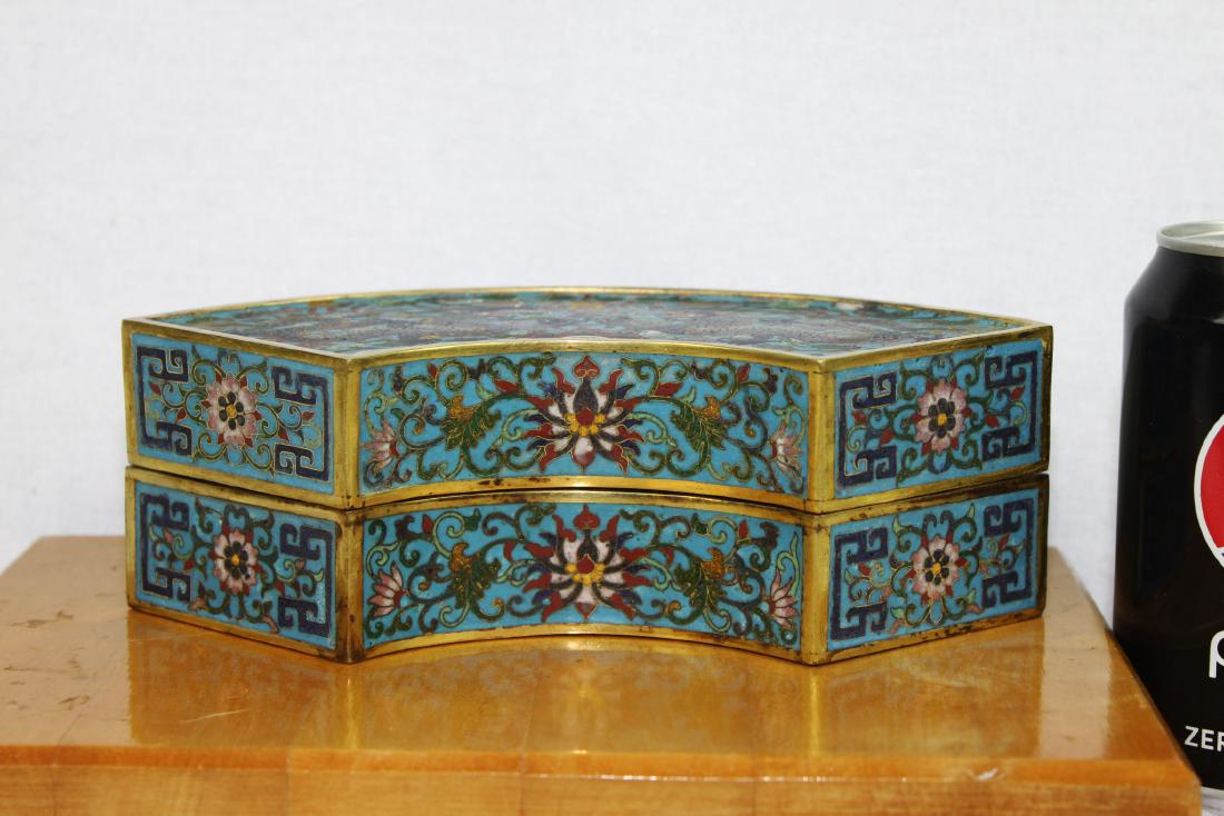 Antique Chinese Cloisonne Box Possibily Made around (1 of 10)