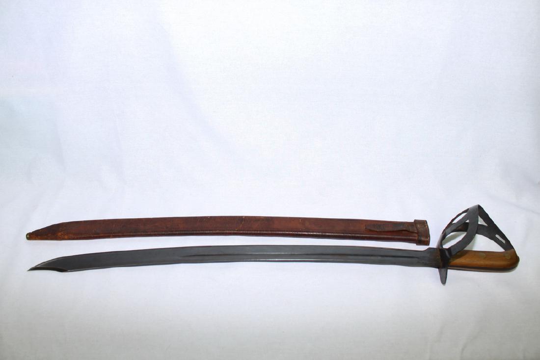 Antique German Sword 5010 with Leather Holster (1 of 4)