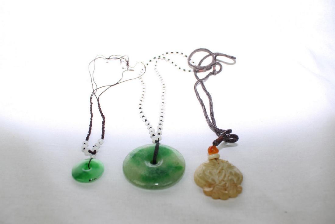 Three Chinese Jade Necklace (1 of 4)