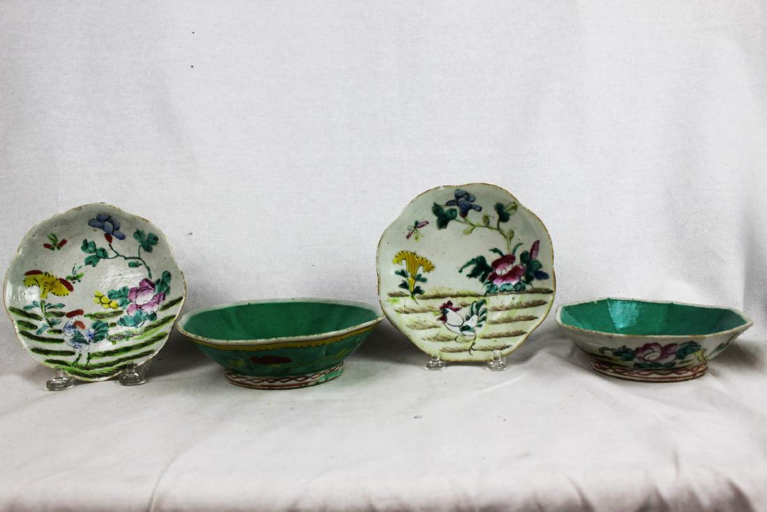 Antique Four Pieces of Porcelain Items (1 of 10)