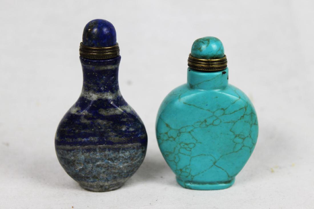 Two Snuff bottles one made with Turquoise (1 of 10)