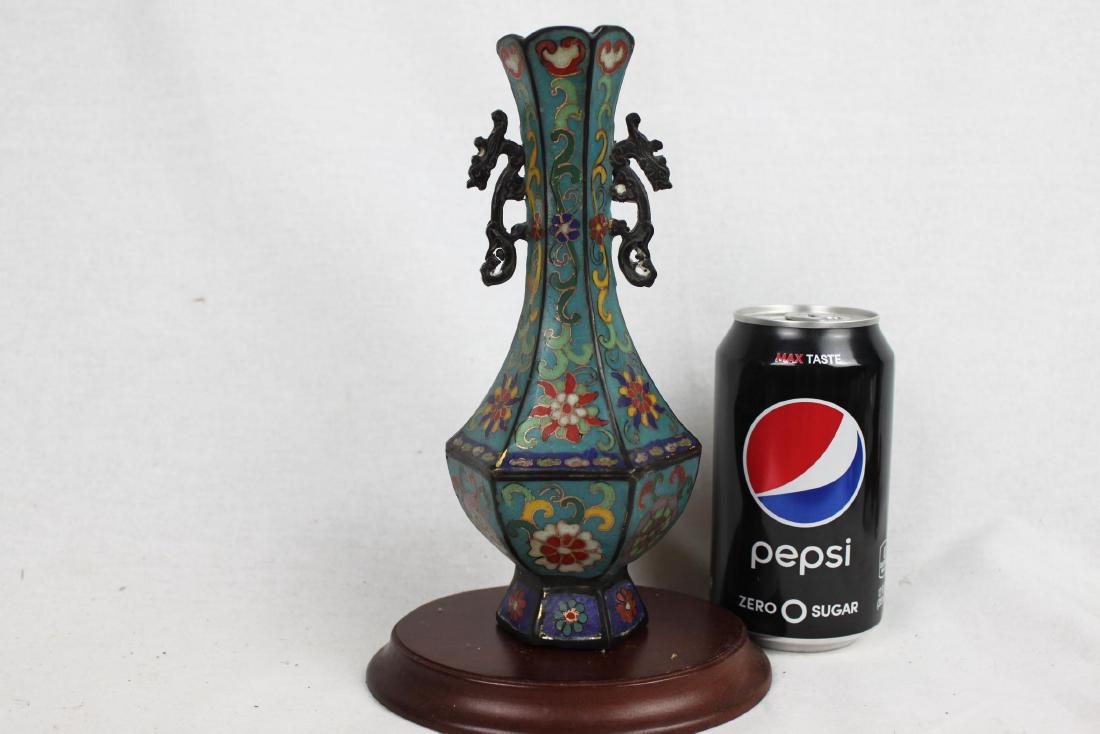 Antique Chinese Cloisonne Bronze Vase (1 of 10)