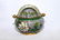 Small Chinese Wucai Cloisonne Bowl with Cover