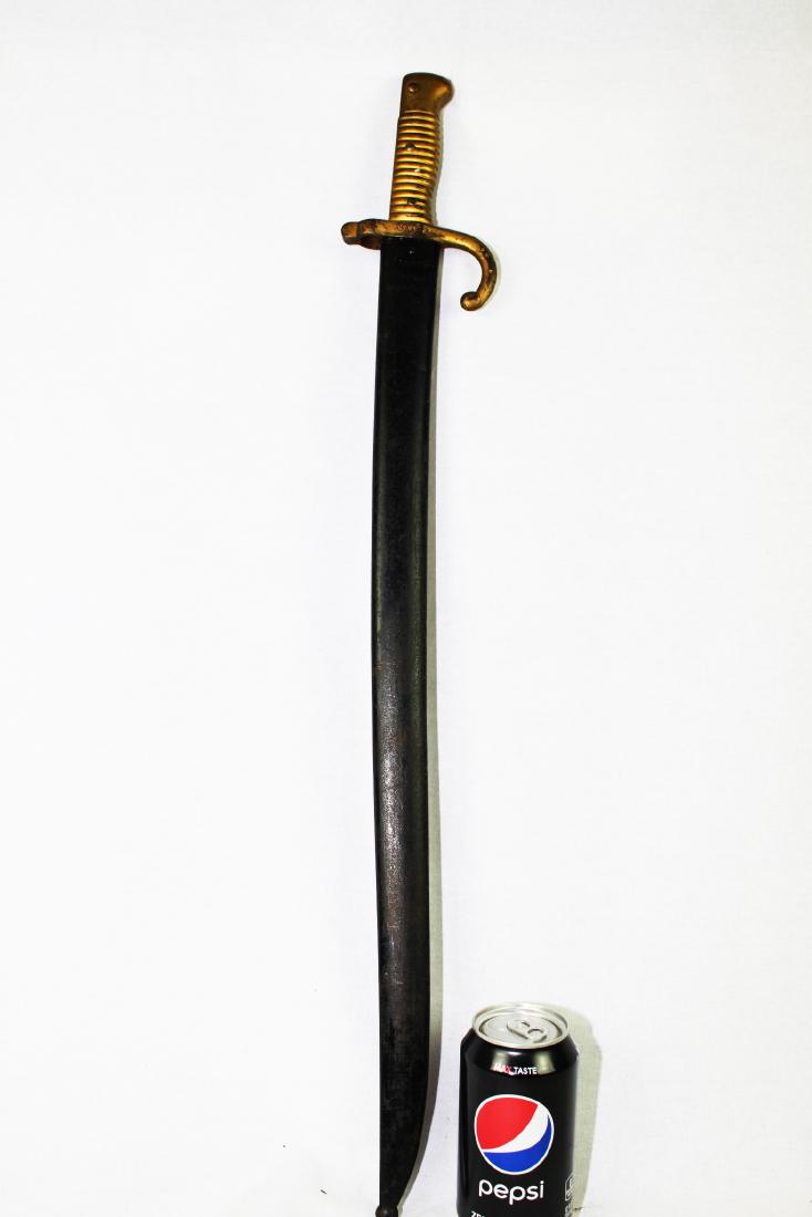 Antique French Saber Bayonet 19th Century (1 of 10)