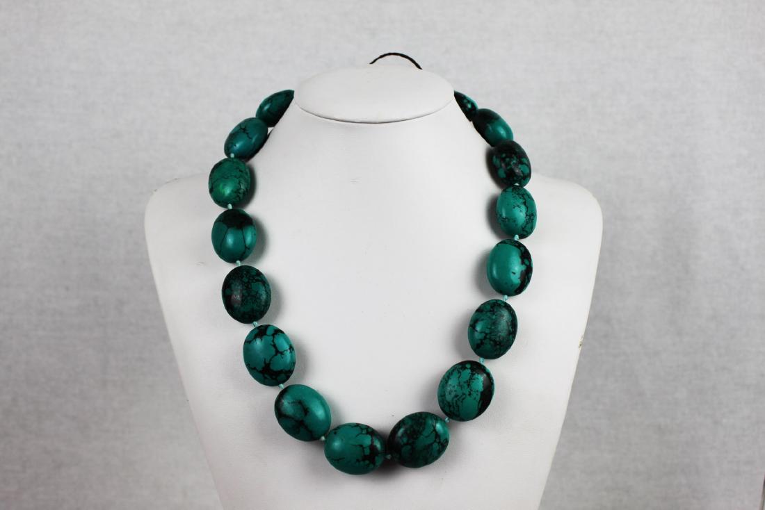 Turquoise Stone Necklace (1 of 4)