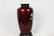 Japanese Cloisonne Enamel Vase with Wood Base - 3