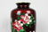 Japanese Cloisonne Enamel Vase with Wood Base - 5