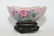 Antique Chinese Pink Porcelain Bowl With Wood Stand