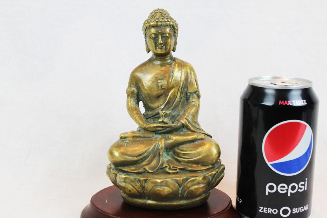 Antique Bronze Buddha Statue (1 of 8)