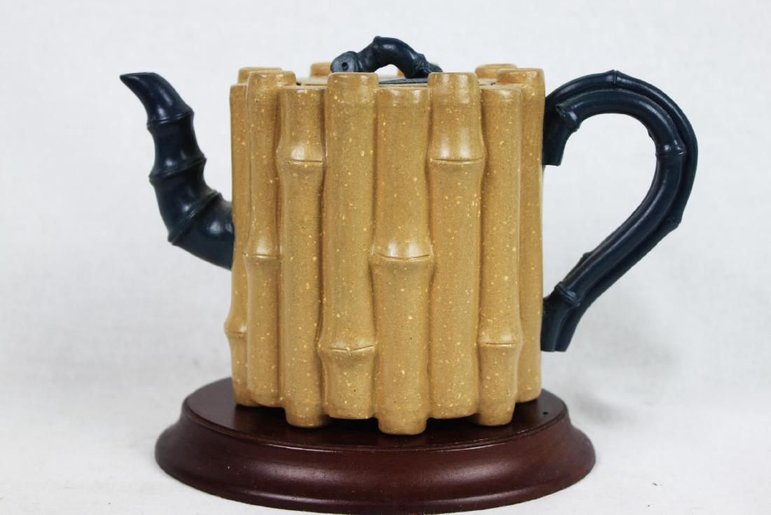 Antique Chinese Zisha Teapot by Shi Da Bin (1 of 10)