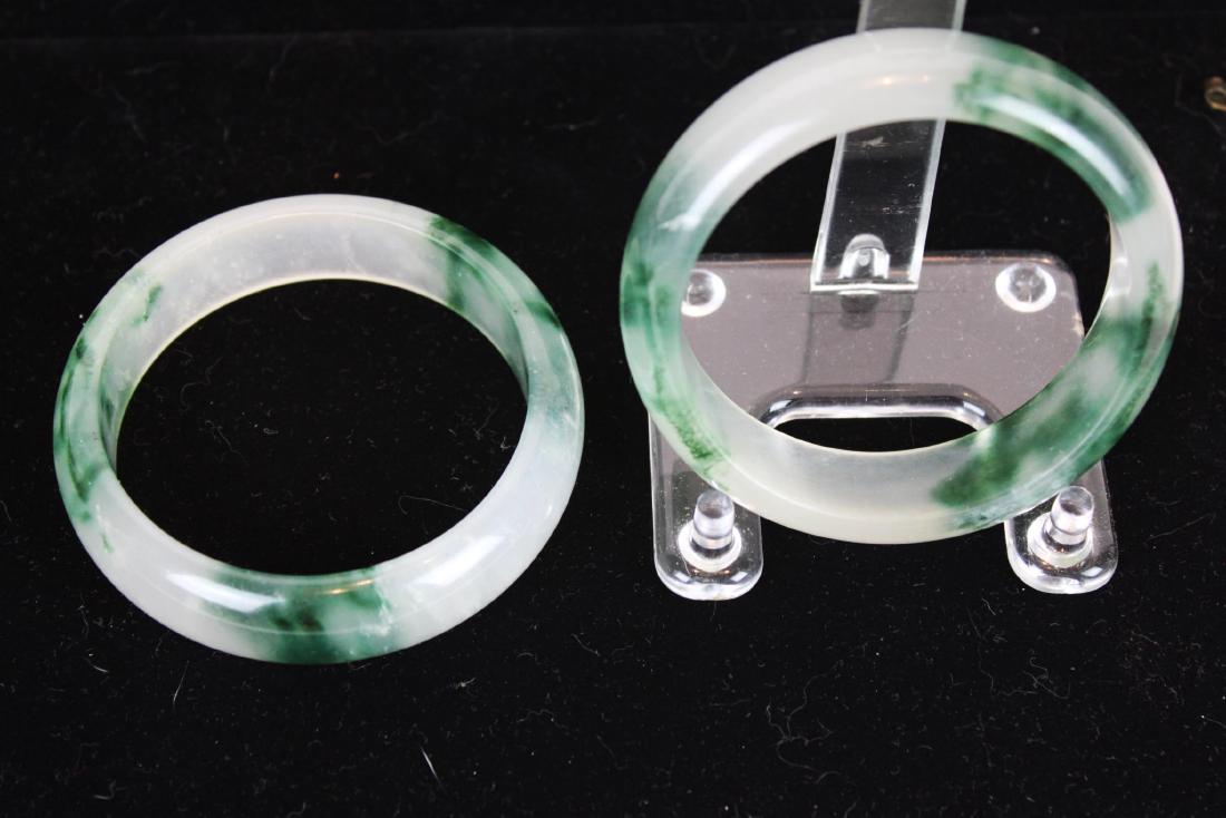 Two Green Jade Bracelets (1 of 8)