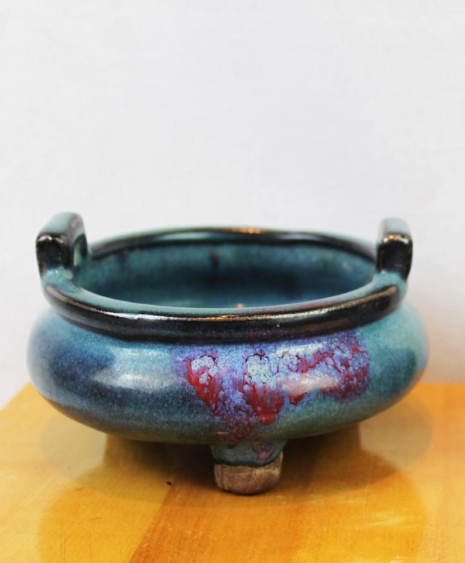 Chinese Jun Kiln Incense Burner (1 of 5)