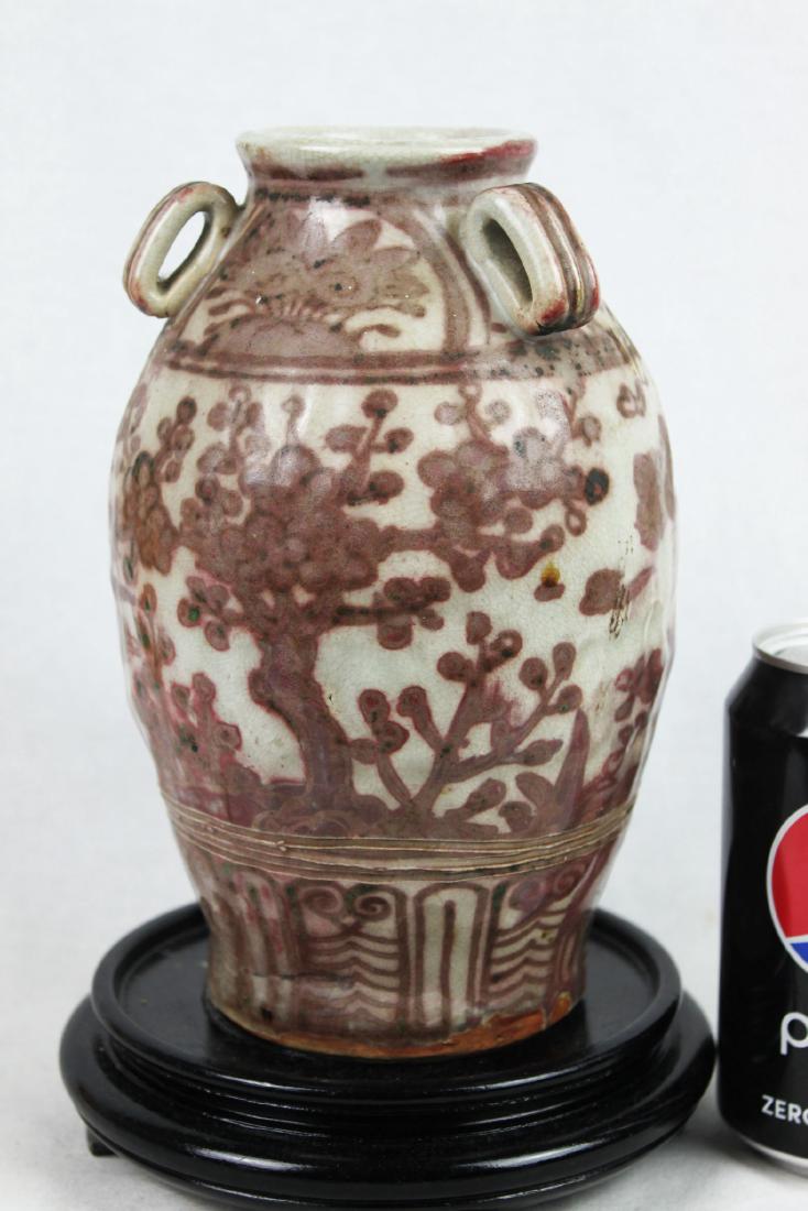 Antique Chinese Red&White Porcelain Vase (1 of 10)