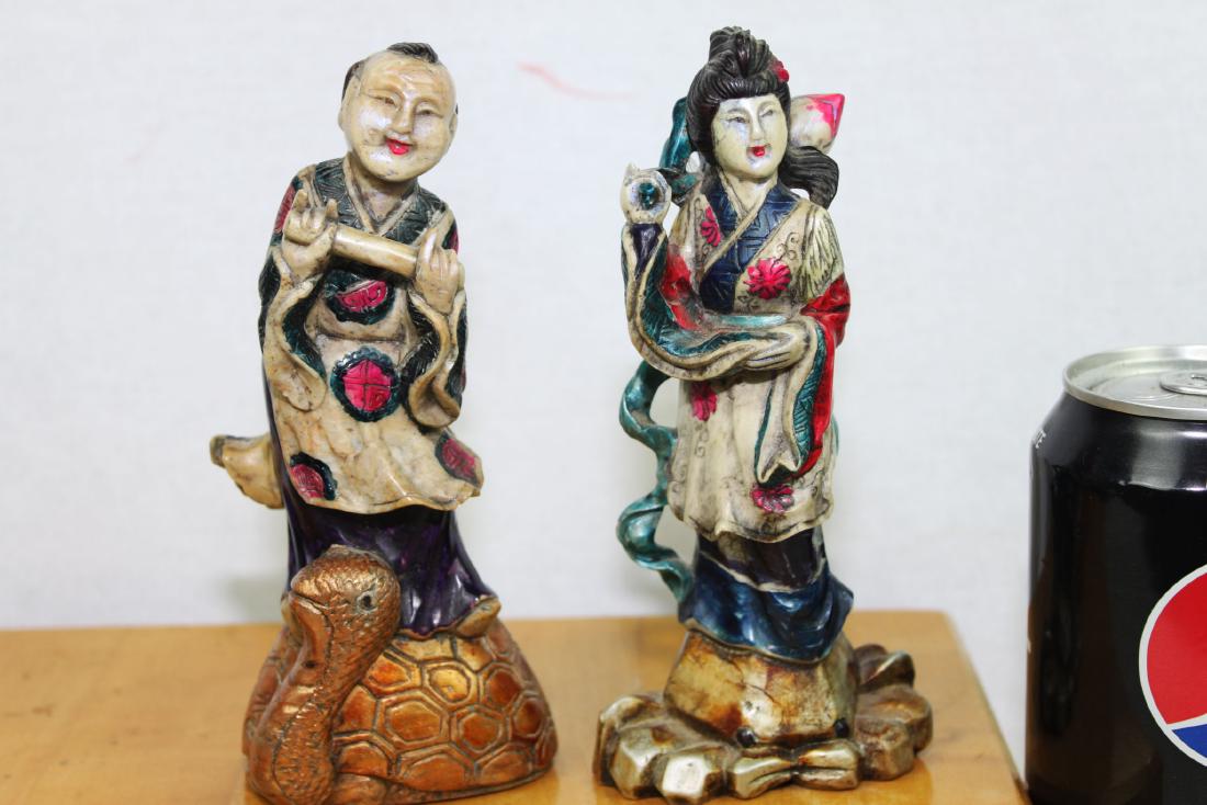 Two Chinese Pottery Statues (1 of 10)