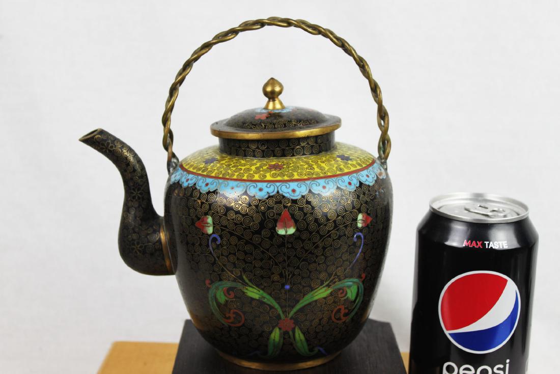 Antique Chinese Cloisonne Tea Pot (1 of 14)