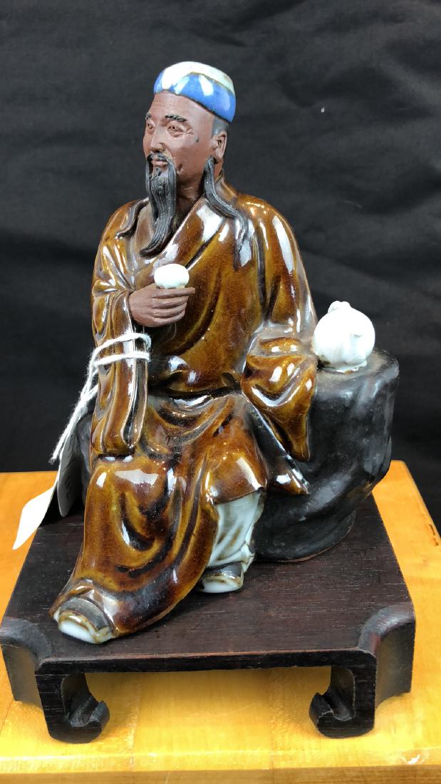 Antique Chinese Statue from QING DYNASTY CERAMIC FIGURE (1 of 13)