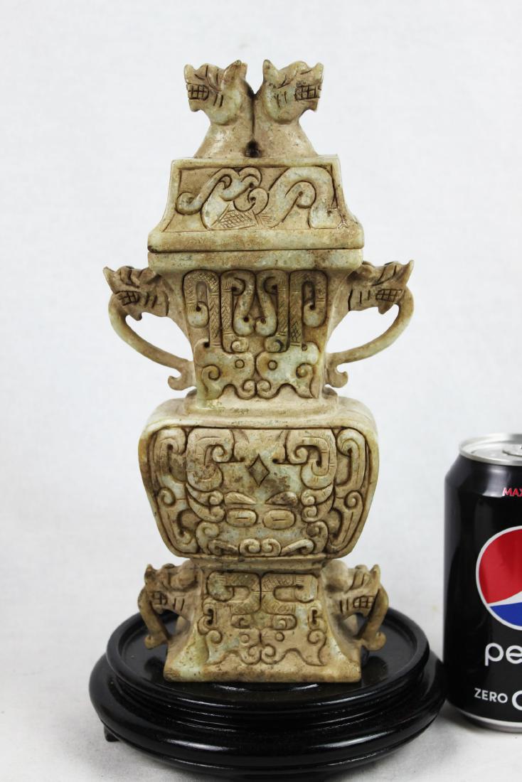 Antique Hand Carved Stone Vase (1 of 10)