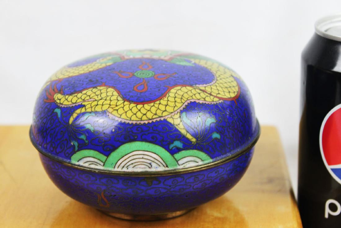 Antique Chinese Cloisonne Box (1 of 8)