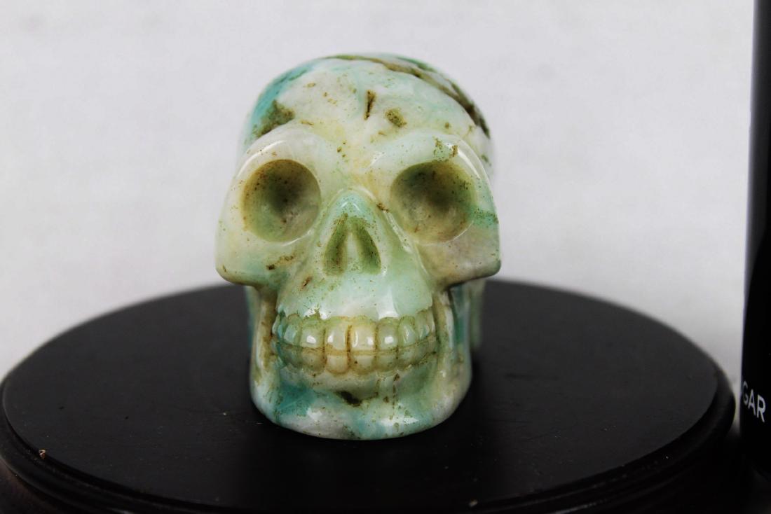 Antique Hand Carved Skull Shape Jade (1 of 7)