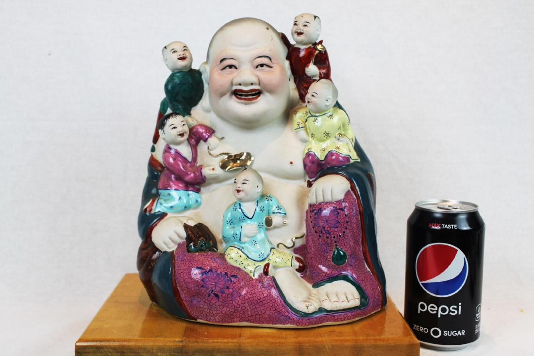 Antique Chinese Porcelain Buddha Statue (1 of 7)