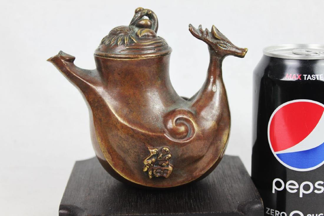 Antique Chinese Bronze Teapot (1 of 10)
