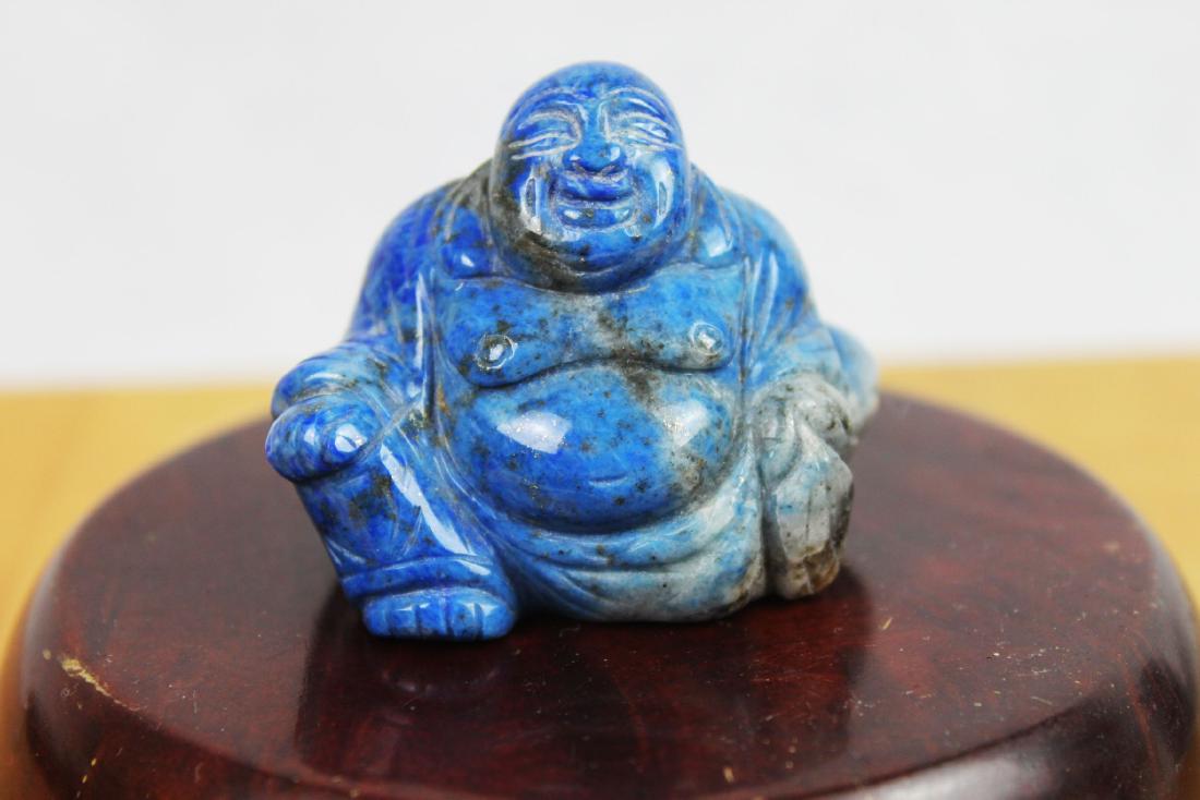 Antique Chinese Lazurite Buddha Statue (1 of 4)