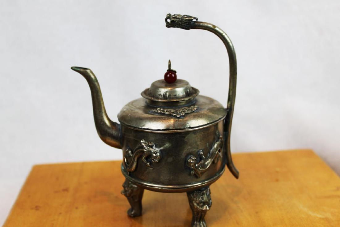 Antique Asian Bronze Teapot (1 of 10)