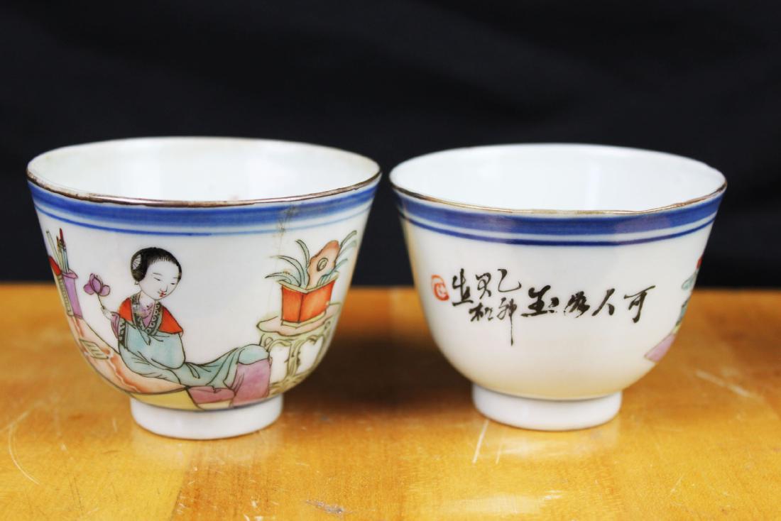 Antique Chinese Porcelain Tea cups 1900s (1 of 13)