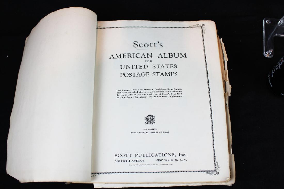 One book of American Stamps: 1847 to now. No exactly counts on stamps.