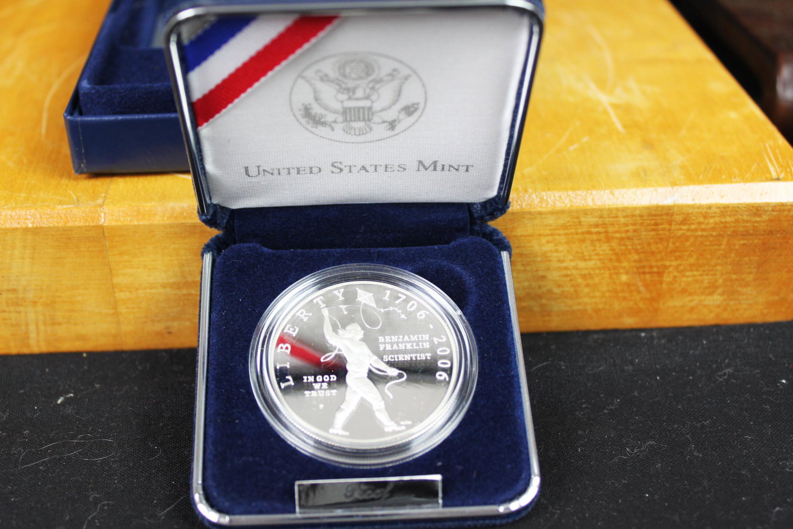 Liberty Benjamin Franklin Scientist coin 1706-2006: Benjamin Franklin Commemorative Coin Program