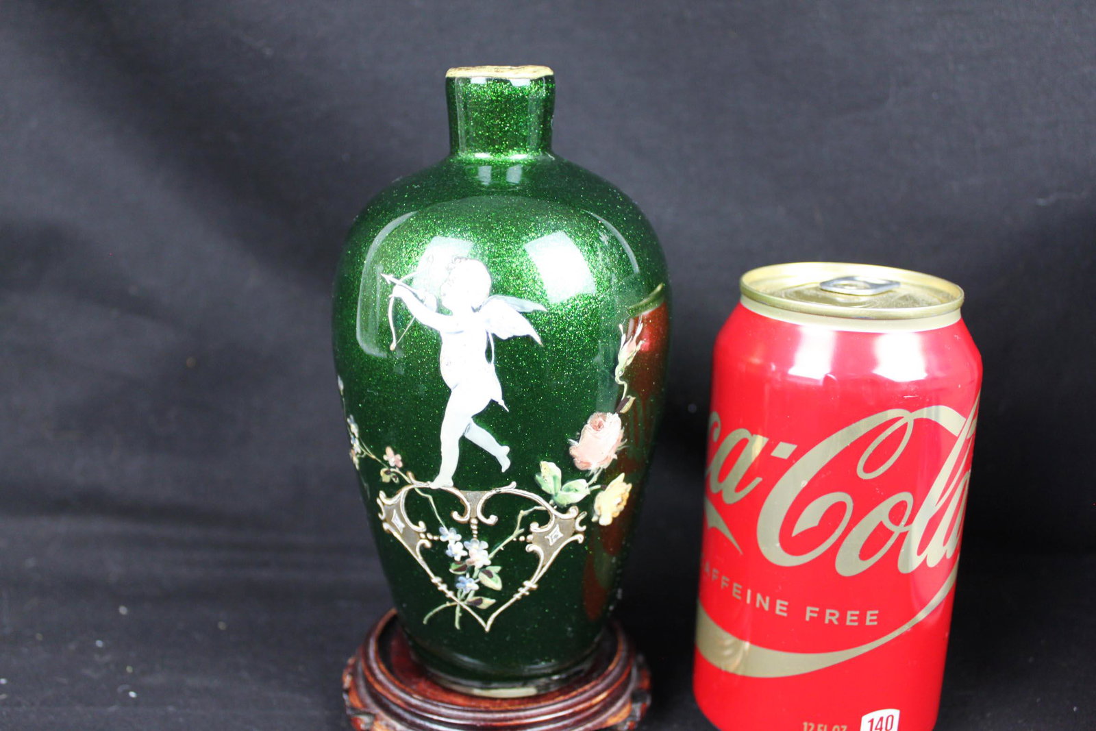 Antique Glassware Vase: 3''x6'' and 3.5''x5''