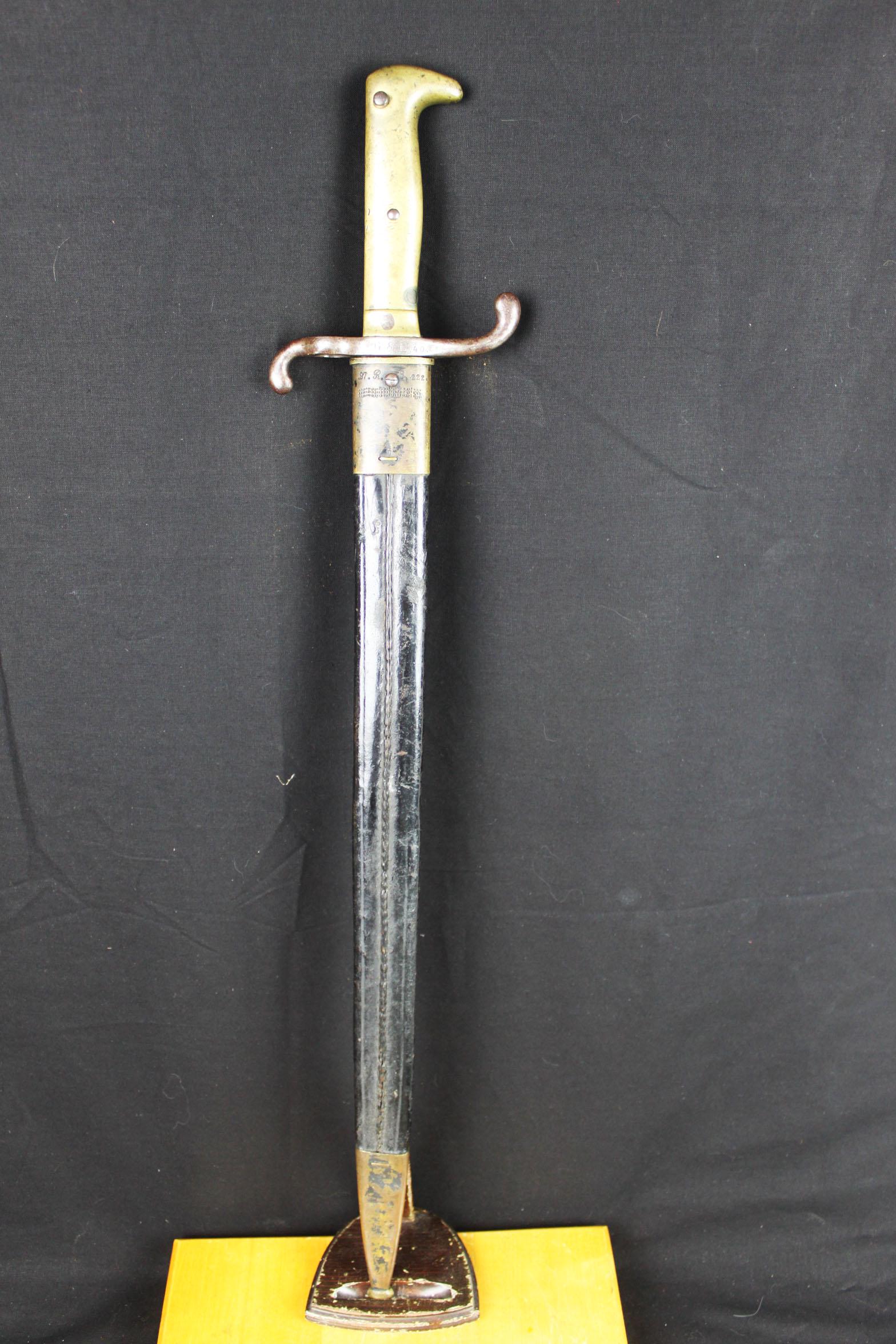 Luneschloss Solingen Butcher Bayonet around 1800s: luneschloss solingen G&L 40. Length 25''