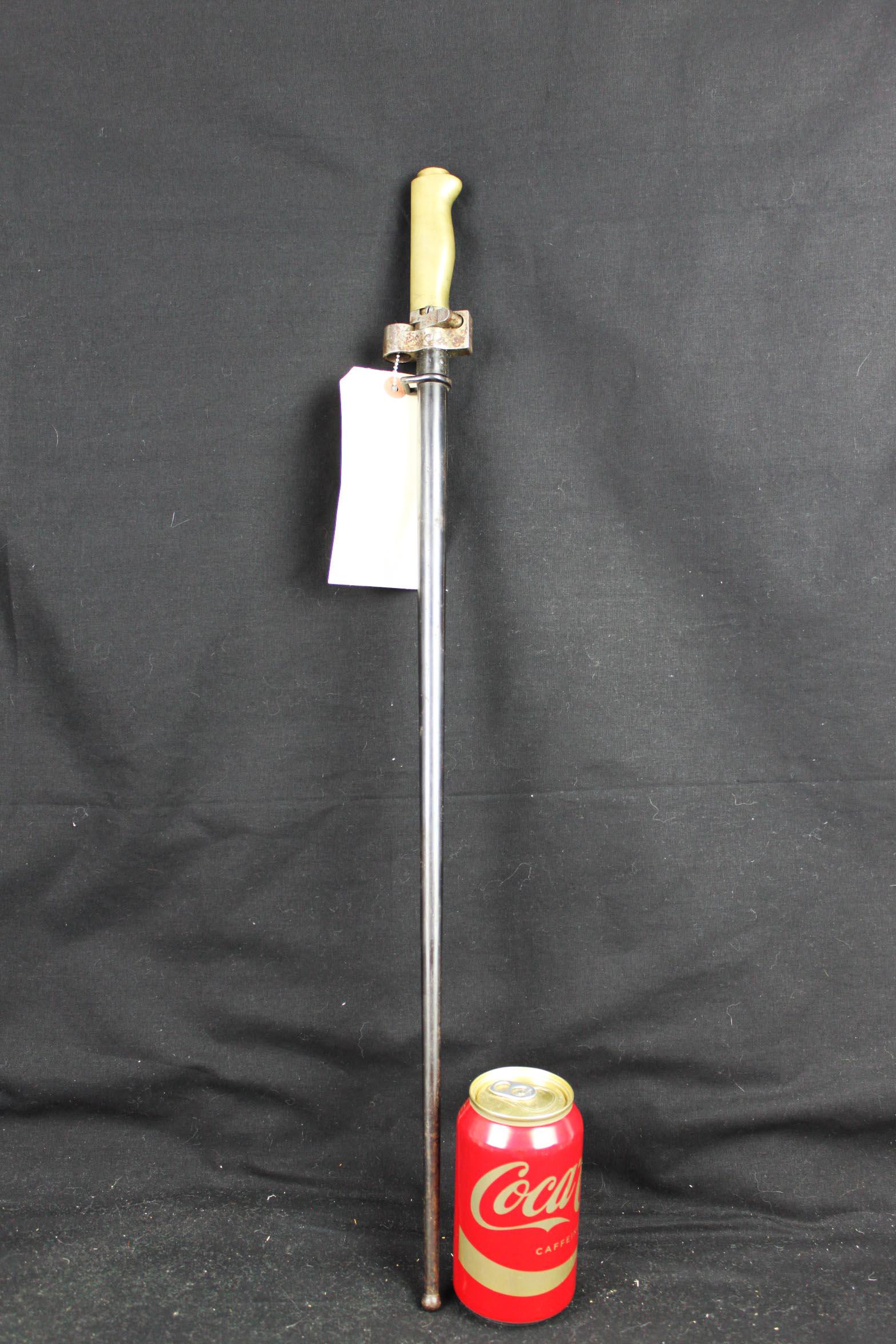 Antique WWI French Lebel bayonet: 26''x2''
