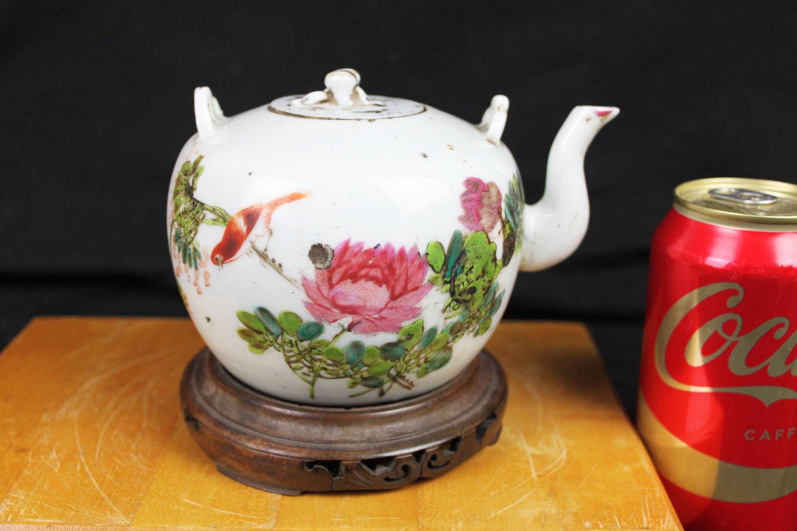 Antique Chinese Porcelain Tea Pot 1900s or earlier (1 of 13)