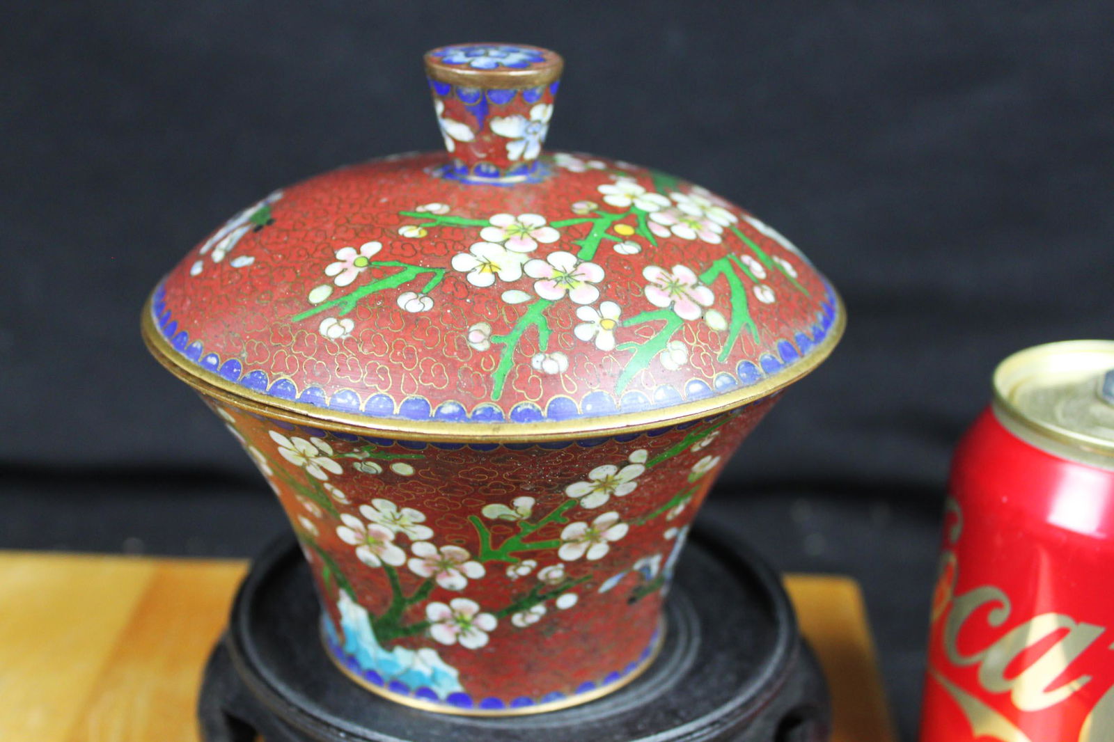 Antique Chinese Cloisonne Tea Cup (1 of 8)