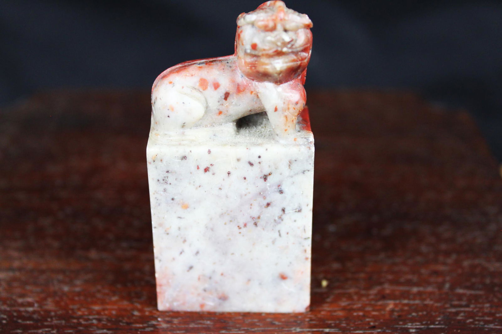 Antique Hand Carved Stone Jade Seal (1 of 6)