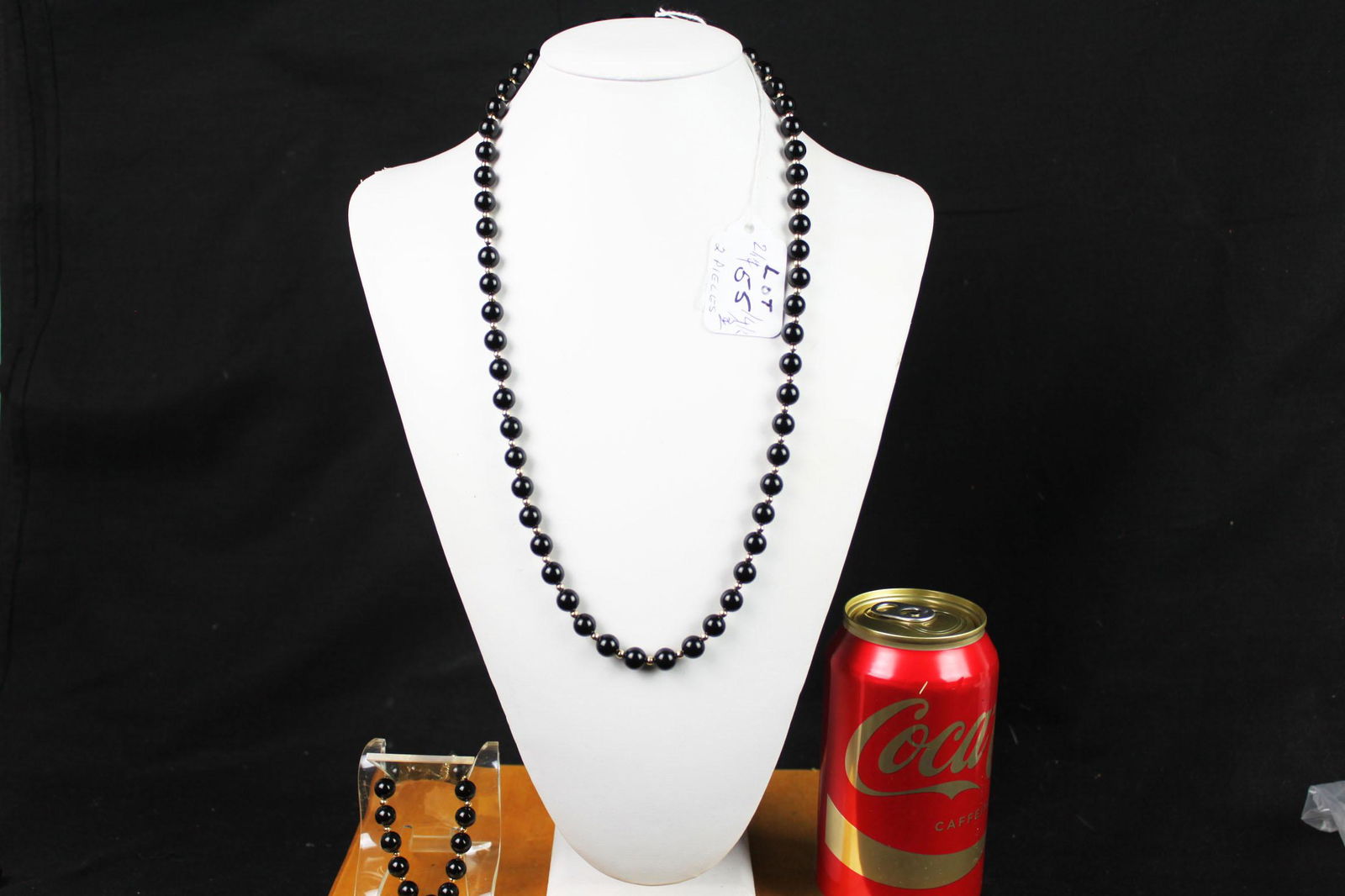 Chinese Agate Neckless and Bracelet 14k (1 of 14)