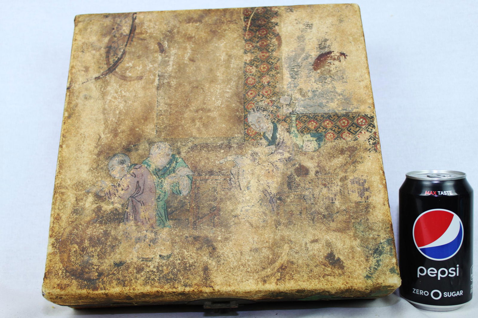 Antique Chinese Leather Box (1 of 10)