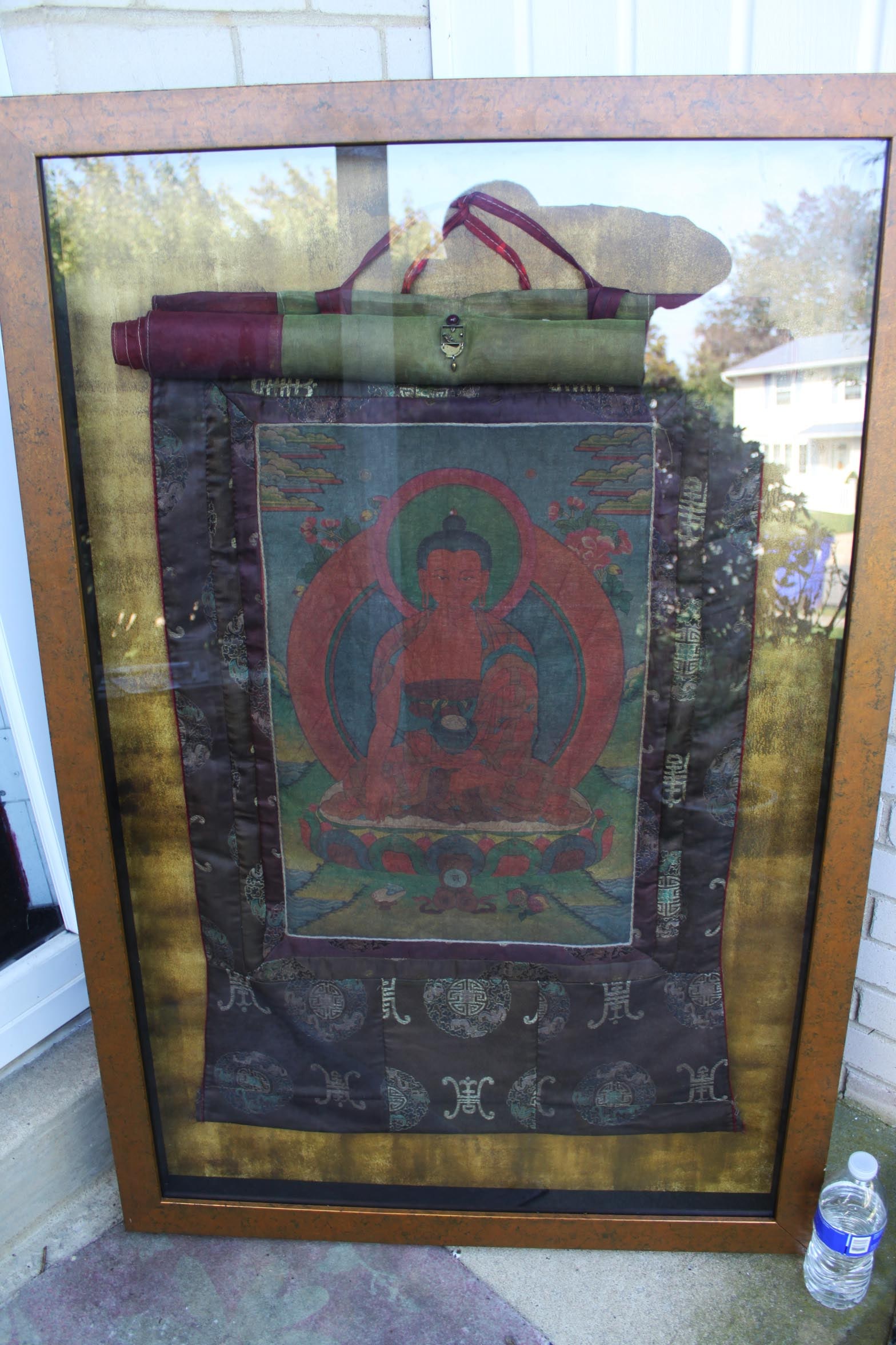 Antique Chinese Tibetan TangKa - Thangka -TonKa (1 of 9)