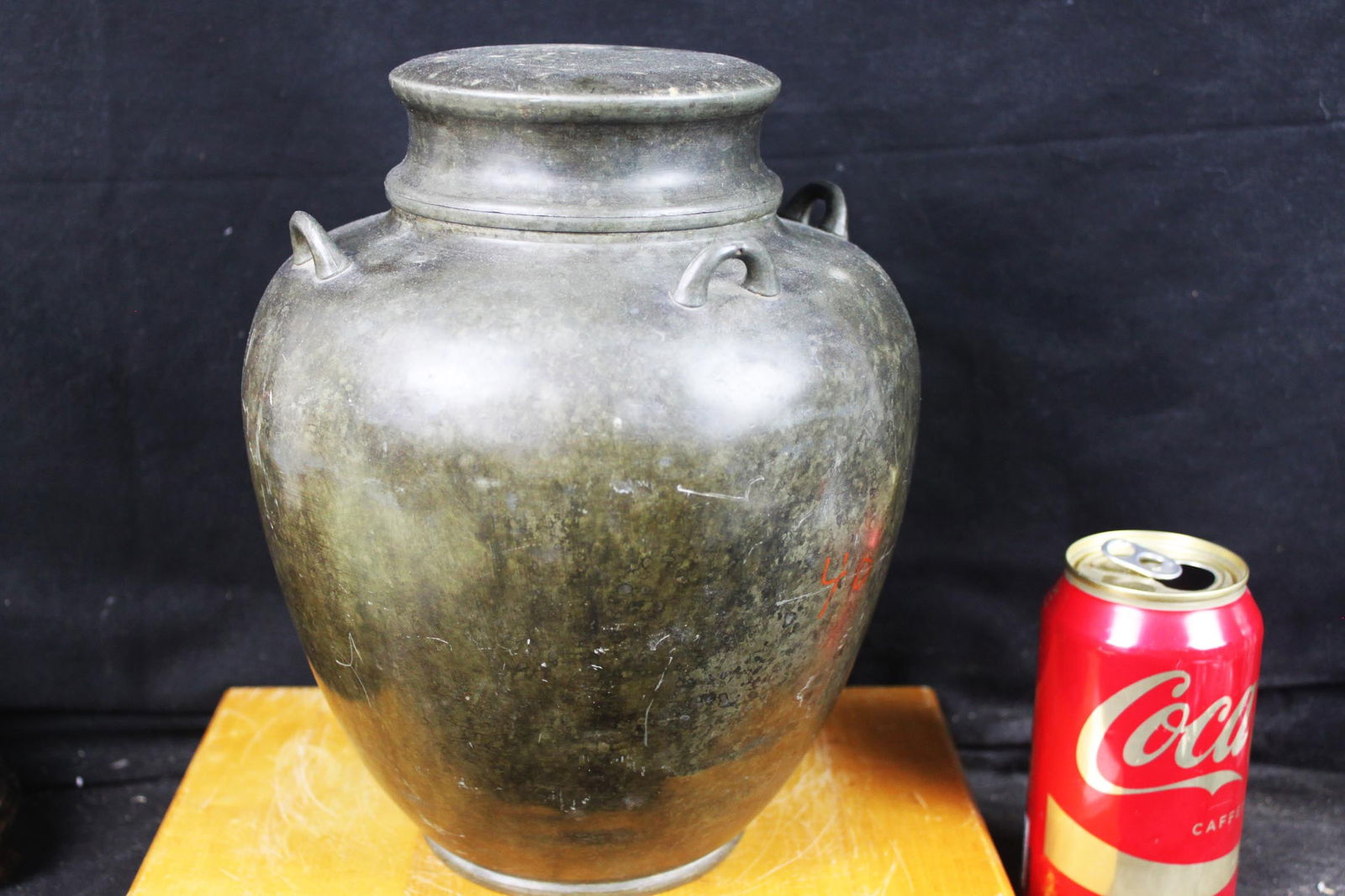 Antique Chinese Brass Jar (1 of 10)