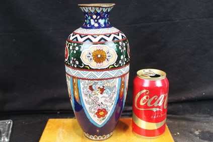Antique Japanese Cloisonne Vase