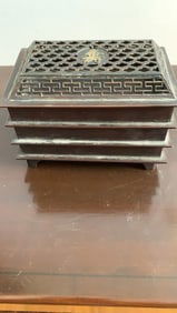 Antique Chinese Bronze Hand Warmer
