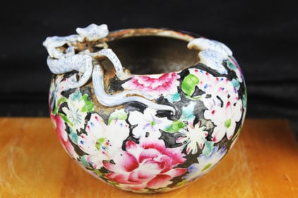 Antique Chinese Porcelain Cigarette ash tray