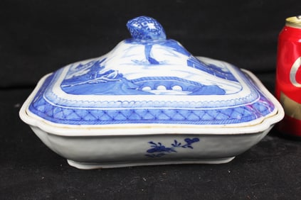 Antique Chinese Blue&White Porcelain Bowl