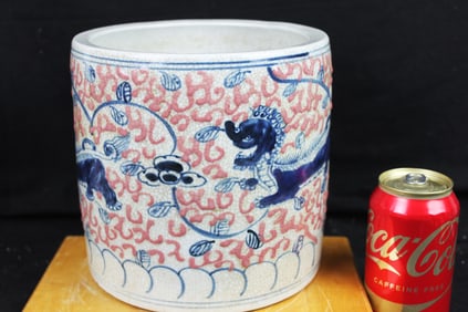 Antique Chinese Porcelain Brush Pen Holder