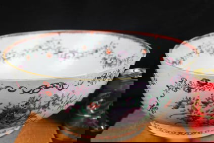 An 18th century Chinese Export Porcelain Punch Bowl