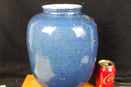 Antique Chinese Blue Ceramics Pottery Jar
